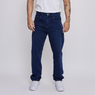 Imagem de Calça Jeans Masculina Slim Super Conforto - Doct, Indigo médio, 50