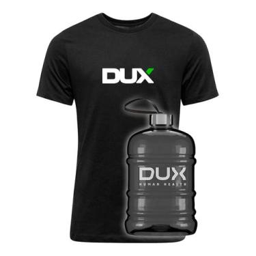 Imagem de Kit Camiseta Dux Galão 1,8L Nutrition Lab Dry Fit Camisa - Dux Nutriti