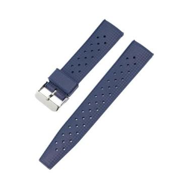 Imagem de Pulseira De Borracha Tropic De 20mm 22mm Com Liberação Rápida Para Rel