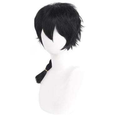 Imagem de Peruca de cosplay Togames Jo Winds Breakers Anime 50 cm sintética - yi