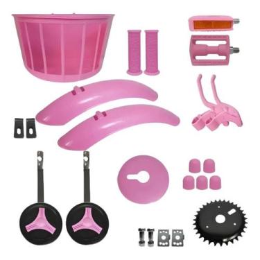 Imagem de Kit Montagem Para Bike Infantil Aro16 Completo AMR COR:ROSA, Rosa