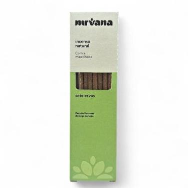 Imagem de Incenso Sete Ervas Nirvana Contra Mau Olhado 9 varetas