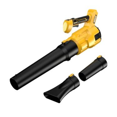 Imagem de Soprador de folhas sem fio para bateria máxima Dewalt 20 V, soprador elétrico de 480 CFM com motor sem escova, ajustável de 3 velocidades até 22000 RPM, soprador de folhas portátil para cuidados com o