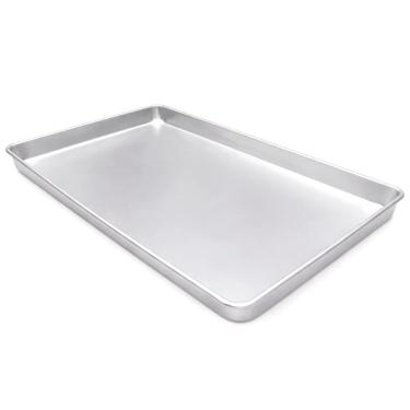 Imagem de Assadeira 60X40x3,5cm Pao Doce Plana Lisa Aluminio Estampada - Imeca