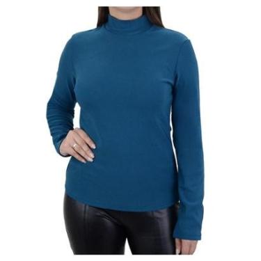 Imagem de Blusa Térmica Feminina Facinelli By Mooncity Azul Petróleo - 670353-Feminino