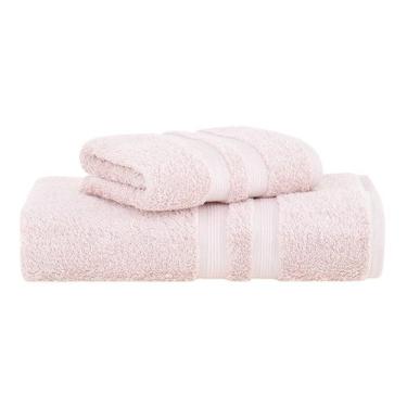 Imagem de Kit Jogo De Toalhas Buddemeyer 2 Peças Algodão Egipcio Banhão e Rosto 