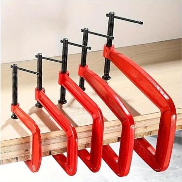 Imagem de Grampo G De Aço Reforçado De 4 Polegadas Com Alcance Profundo Para Mar