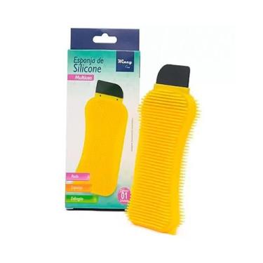Imagem de Esponja 3 Em 1 Silicone Espátula Rodo Raspador Porta Sabão - Nilo-impo