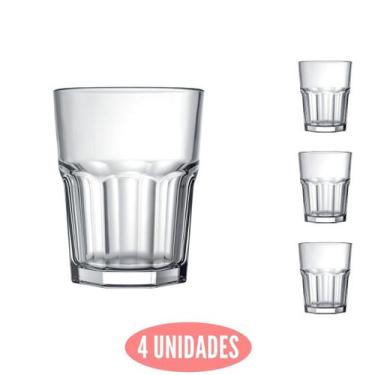 Imagem de Conjunto 4 Mini Copos Dose Bristol 60ml Shot Cachaça Nadir - NADIR FIG