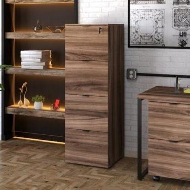 Imagem de Gaveteiro Arquivo 4 Gavetas para Pastas Suspensas Kuaq40 Kuadra Yescas