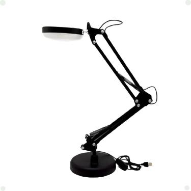 Imagem de Luminária de Mesa Articulada LED FWB Carregamento via USB