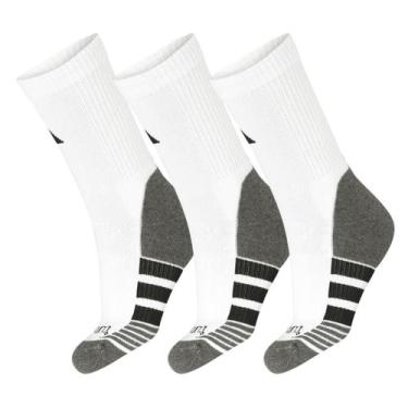 Imagem de Meia Adidas Performance Climacool Com 3 Pares - Branco, G