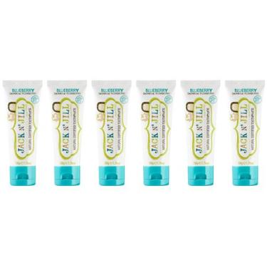 Imagem de Creme Dental Infantil Jack N' Jill de Mirtilo 50g Sem Flúor