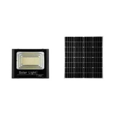 Imagem de Luzes De Inundação Solares Ajustáveis 50-500W Com Controle Remoto, Imp