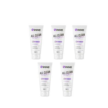 Imagem de Kit 5 Shampoo e Sabonete Unissex All Clean Fresh 2x1 - 5x150g Inove Beauty-Unissex