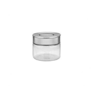 Imagem de Pote De Vidro Tramontina Purezza Com Tampa De Aço Inox 10cm 0,4 Litros