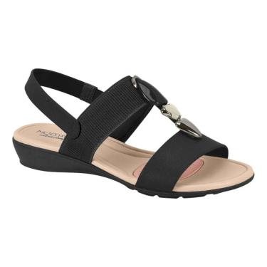 Imagem de Sandália Feminina Modare Preta Leve Anatômica Calce Fácil