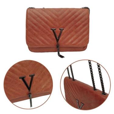 Imagem de Bolsa Feminina Transversal Elegante Luxo Alça Tiracolo Mão Ombro Tote 