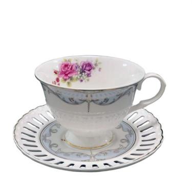 Imagem de Xicara para Chá Mon Cheri Porcelana New Bone 220ml l'Hermitage