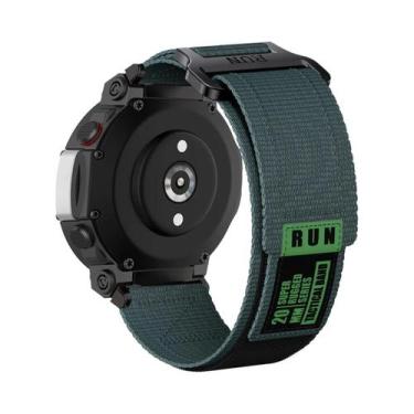 Imagem de Pulseira Tática De Nylon Para Huami Amazfit T-rex 2 3, Faixa Elástica 