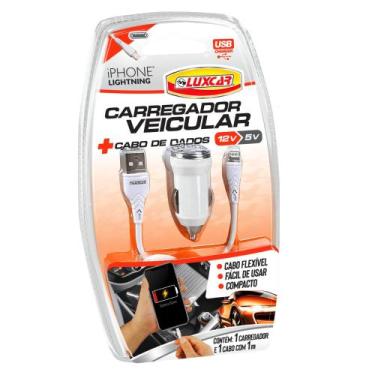 Imagem de Carregador Automotivo lightning 5v - LUXCAR
