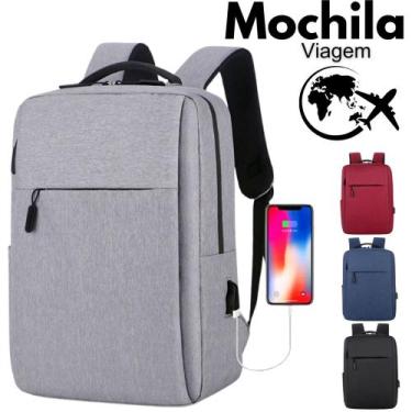 Imagem de Mochila Viagem de Bordo Escolar À Prova D'água Executiva Notebook Facu
