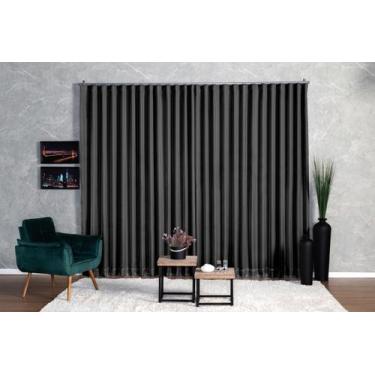 Imagem de Cortina Blackout Com Voil 2,80x2,50 Para Trilho Suíço - - Ludatex, Pre