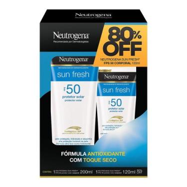 Imagem de Protetor solar neutrogena sunfresh kit fps50 200ml + fps50 120ml - Joh
