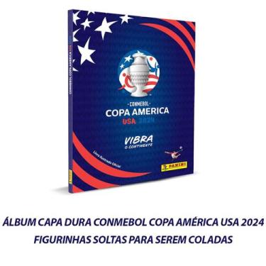 Imagem de Álbum Capa Dura Completo Conmebol Copa América Usa 2024 - FIGRUINHAS S