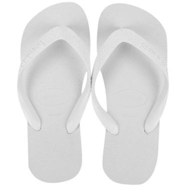 Imagem de Chinelo Masculino de Dedo Casual Havaianas Top 4000029, Branco, 39