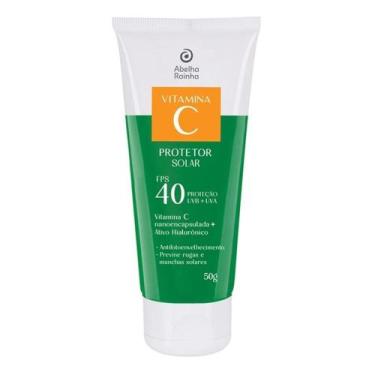 Imagem de Protetor solar facial vitamina c fps80 com 50g - ABELHA RAINHA