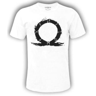 Imagem de Camiseta Branca God Of War Estampada Omega Nerd Geed Tamanho M - Plays
