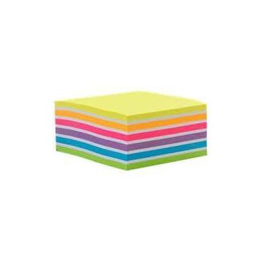 Imagem de Notas Adesivas em Cubo Neon Molin - 400 Folhas