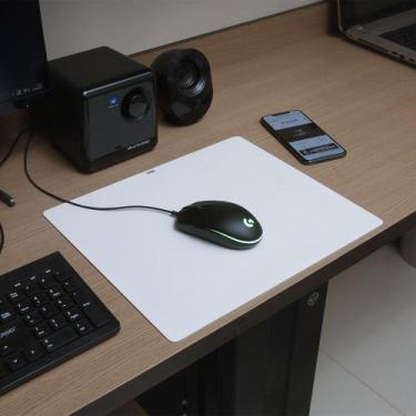 Imagem de Mouse Pad Rigid - Rígido Cama -Sofá Alumínio 30x35 Cm-Branco - Maxx Di