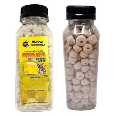 Imagem de Ração Furadinha Ninja Chamaaa No Queijo 120g - Massa Japonesa, Queijo