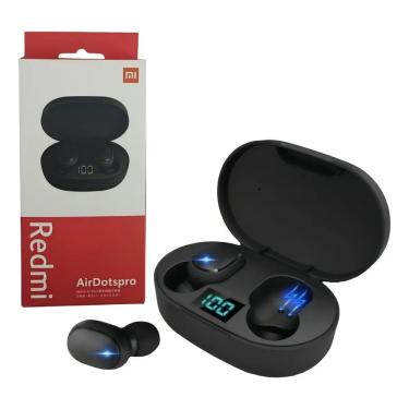 Imagem de Fone Intra-Auricular Bluetooth MDM Dots Pequeno com Microfone TWS Pareamento Rapido Preto