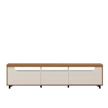 Imagem de Rack Mercury para TV 75" 50CM MDP 2 Portas 1 Gaveta Amadeirado Artely