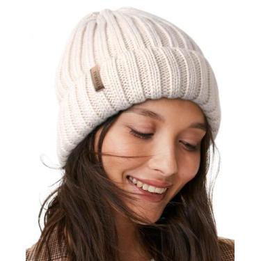 Imagem de Chapéu de inverno FURTALK Beanie Knit Chunky Fleece forrado para mulhe