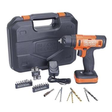 Imagem de Furadeira/Parafusadeira de Impacto Black & Decker BCD712VHDK-BR - 3/8"