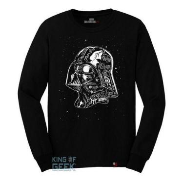 Imagem de Camiseta Manga Longa Darth Vader Star Wars Camisa Geek Filme - Studio 