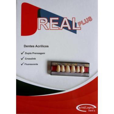 Imagem de Dente Acrilico Provisorio Protese Resina - A25 Dupla Prensagem - Triun