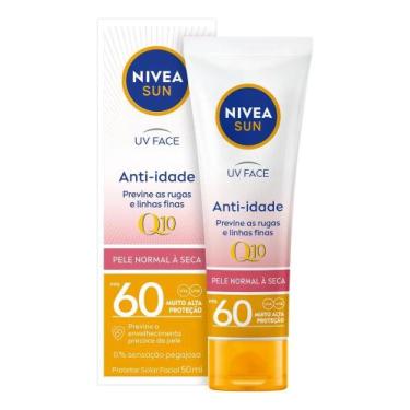 Imagem de NIVEA SUN Protetor Solar UV Face Q10 Anti-Idade FPS 60 50ml - Congratu