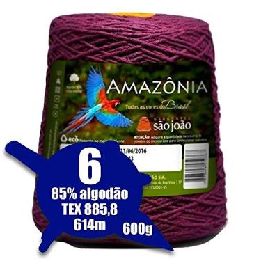 Imagem de Barbante Amazônia Nº 6 com 600g São João - Cor 11 Bordô
