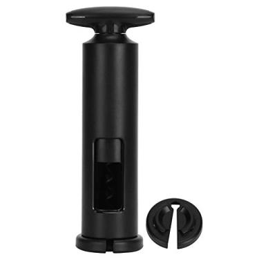 Imagem de Saca-rolhas, abridor de vinho manual de camada dupla, saca-rolhas com base de cortador de lacre de estanho, fivela visualizada, operação com gancho