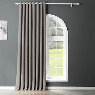 Imagem de HPD Half Price Drapes BOCH-174402-120-GRDW Cortina de escurecimento de ambiente extra larga (1 painel), 250 x 300, cinza neutro
