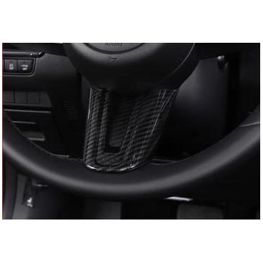 Imagem de GZBFTDH Peças de interior automotivo, para Mazda 3 2020-2022 Acessórios de carro, Painel de câmbio, Capa de console central, Acabamento de volante, Tigela de porta (Acabamento de volante)