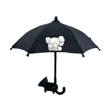 Imagem de Guarda-chuva de telefone para sol - Mini guarda-chuva para telefone com suporte de ventosa ajustável universal, guarda-chuva de telefone celular ao ar livre, guarda-sol anti-reflexo (Estilo 8)