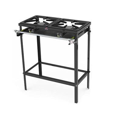 Imagem de Fogão de Ferro para Cozinha Industrial Alta Pressão 2 Bocas 100mm Prea-200 Ff - Progás