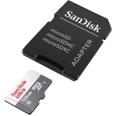 Imagem de Cartão De Memória - Microsdxc - 128Gb - Sandisk - Classe 10 - Sdsqunr-
