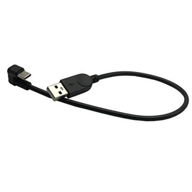 Imagem de MMNNE Cabo USB-C de carregamento de sincronização de dados tipo C USB C para USB A macho para macho e macho de 90 graus